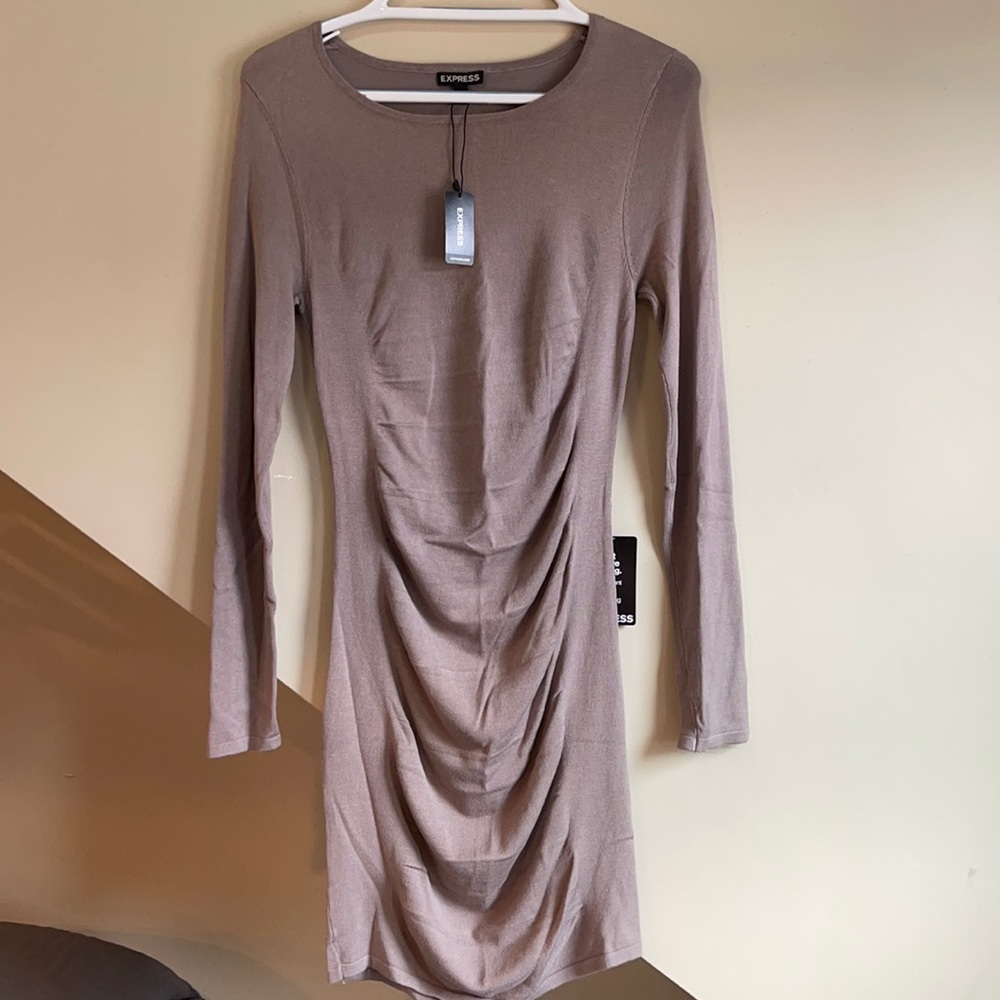 Express ruched dress